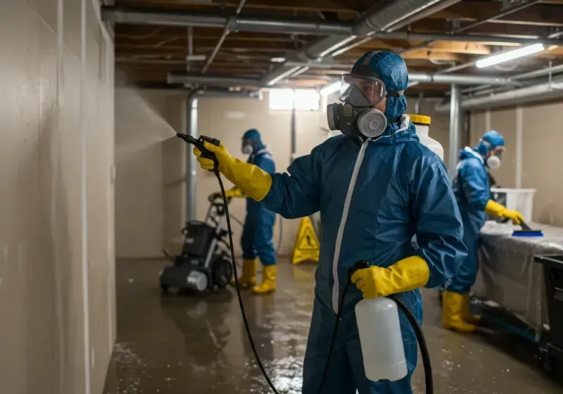 Basement Sanitization and Antimicrobial Treatment process in Boca Del Mar, FL